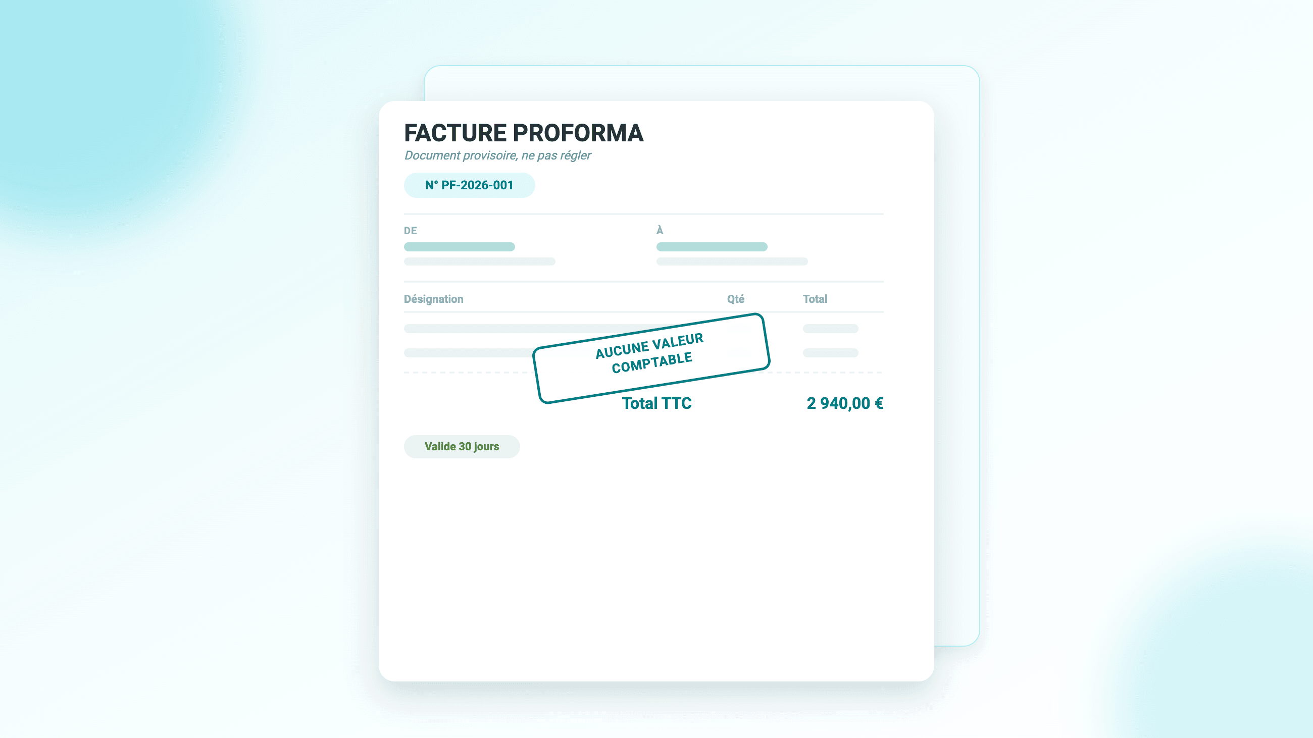 Facture proforma : définition, exemple et utilité