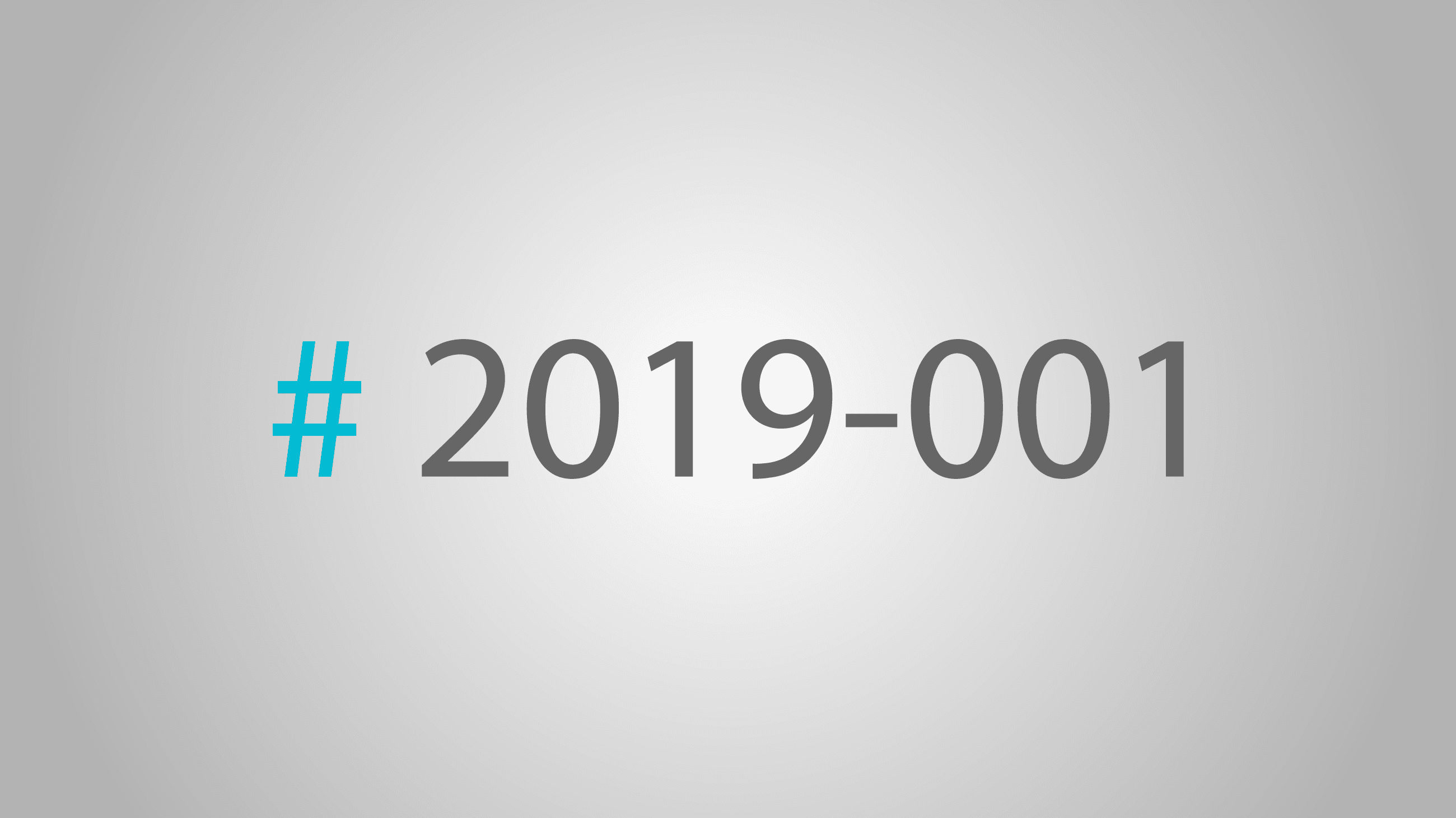 Improvement to the reference number