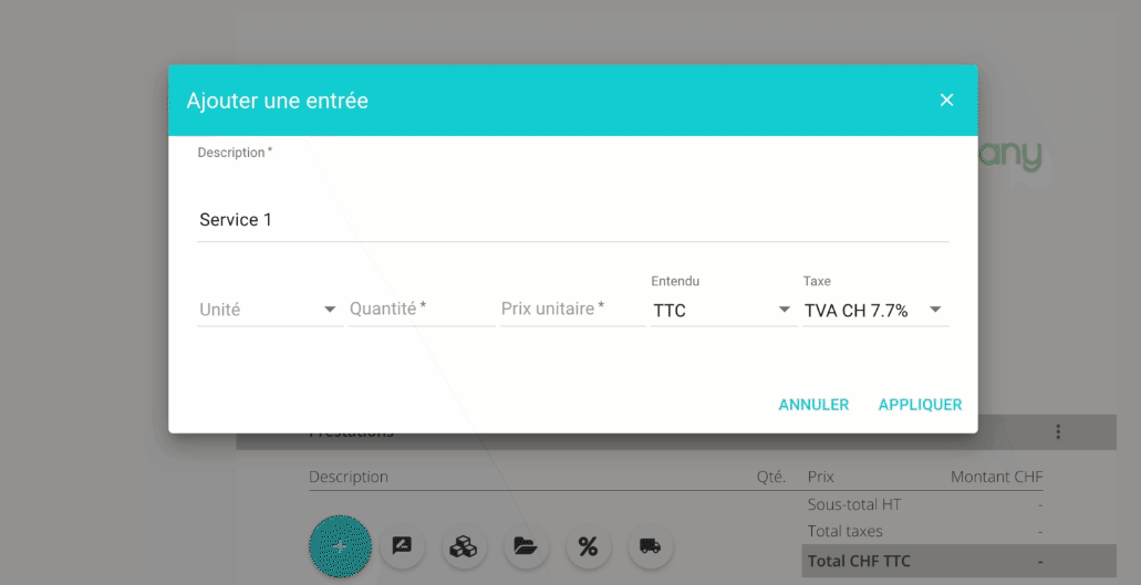 Ajouter une unité de mesure